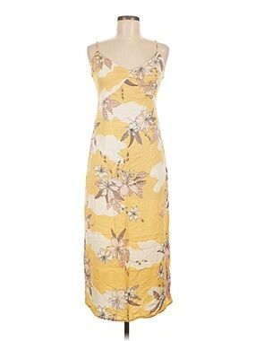 Yellow Floral Maxi Dress